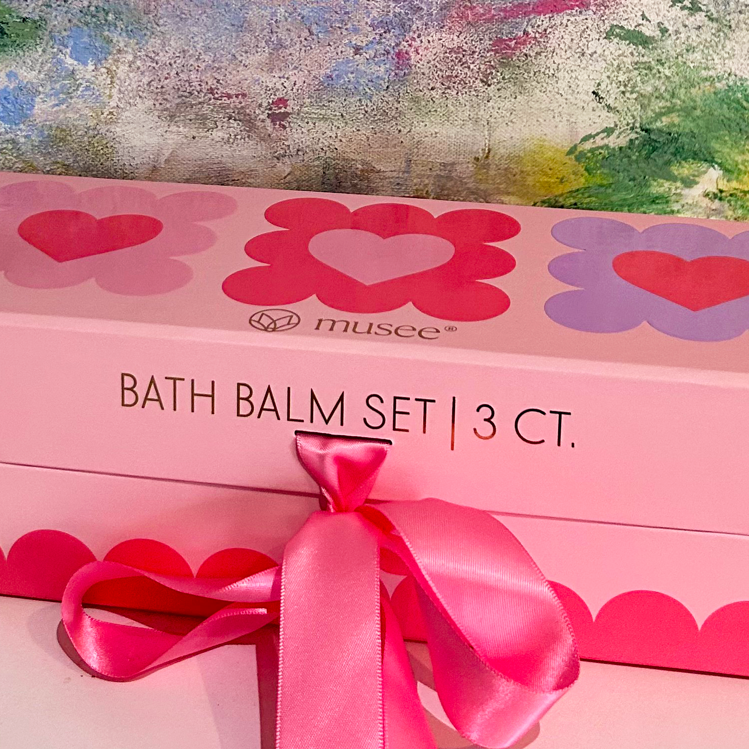 Musee Hearts Three Bath Balm Set