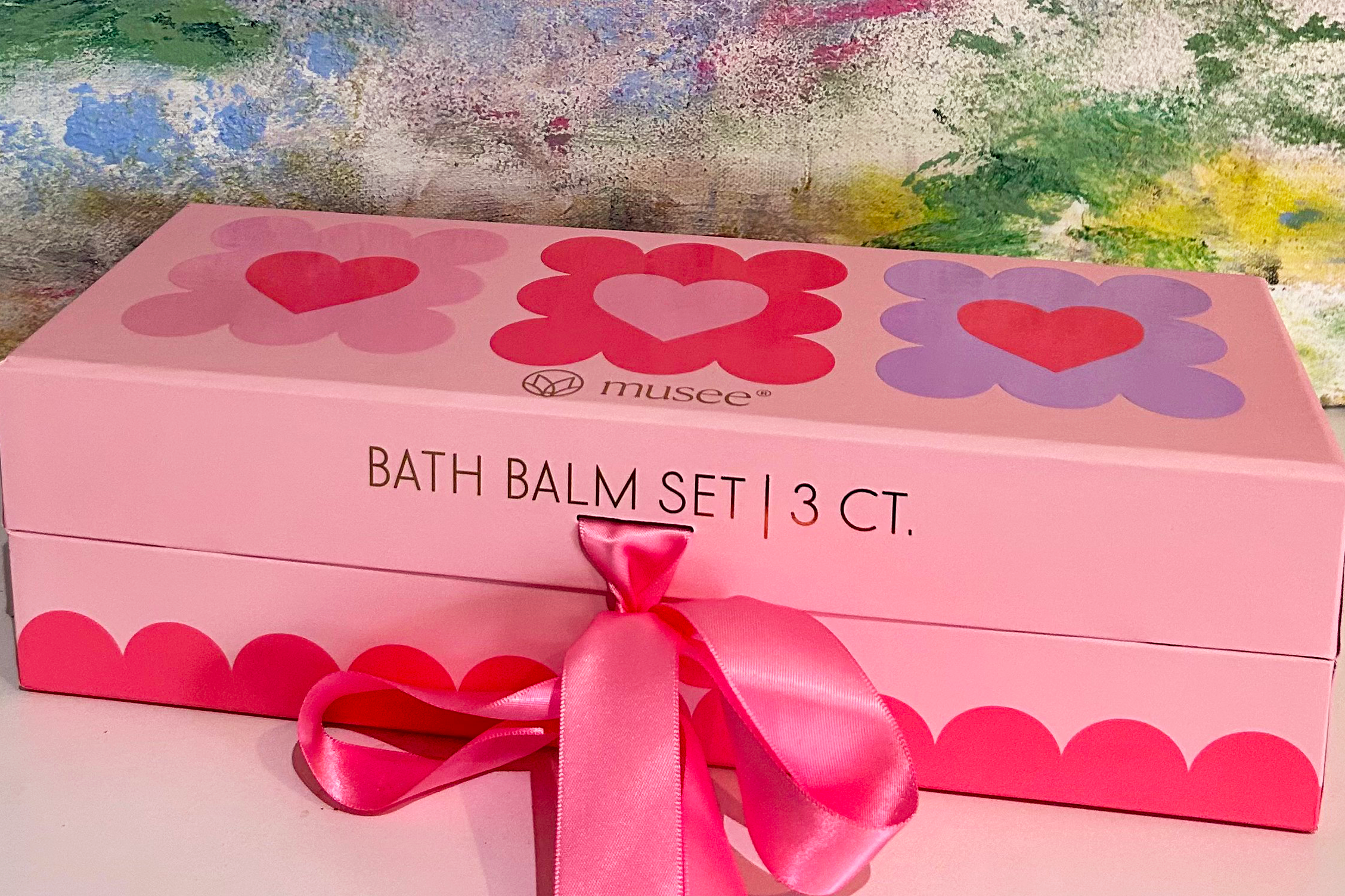 Musee Hearts Three Bath Balm Set
